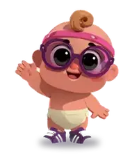 Hush mascot cheering